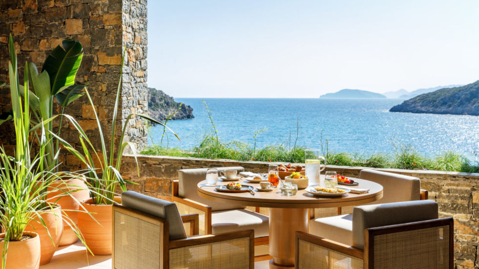Daios Cove - Ocean Restaurant Breakfast Daios Cove - Ocean Restaurant Breakfast