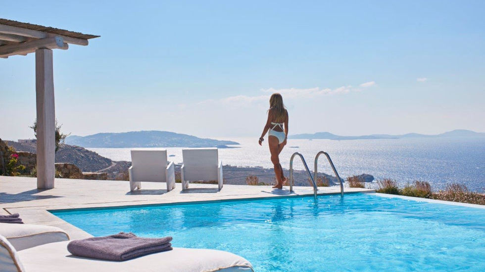 Mykonos Blanc Hotel - The Villas pool Mykonos Blanc Hotel - The Villas pool