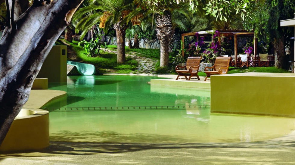 Out of the Blue Resort Pool Laguna Rossa Azure lower level waterslides 