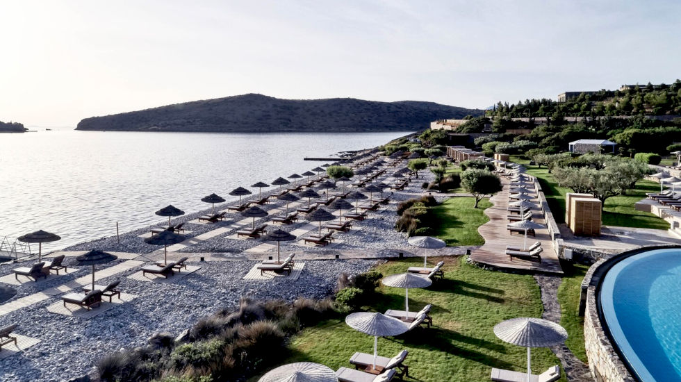 Blue Palace Elounda - Beach view Blue Palace Elounda - Beach view